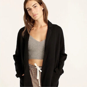 J. Crew 365 Eloise Sweater-Blazer Merino Wool Blend Size Small